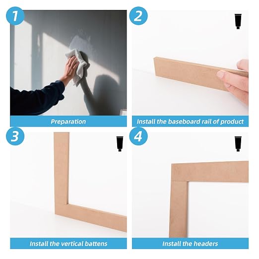 Art3d Premade Paintable Board and Batten Wainscoting Kit, 167.32 x 70.08 in | MDF, Molding Trim Slat with Edge Strip, High-Impact, Durable, Glue-On Installation, Ideal for Living Room, Bedroom, Corridor - Image 9