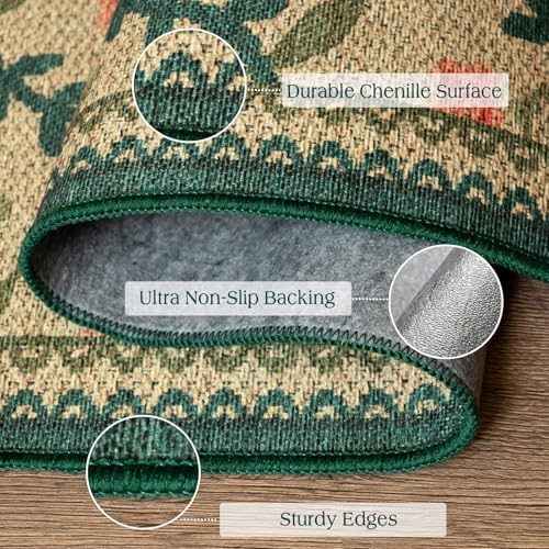 3x5 Entryway Rug, Small Washable Indoor Outdoor Mats for Front Door - Image 2