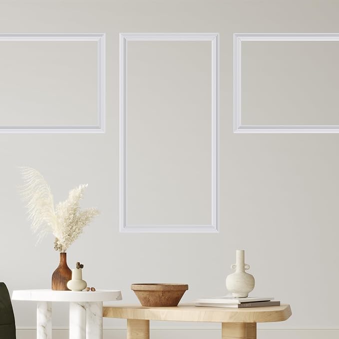 3 Set Panels Peel and Stick Premade Wainscoting Accent Wall Panels for Interior Wall Decor Easy DIY Build and Picture Frame Door Decor (16 x 24 in) - Image 5