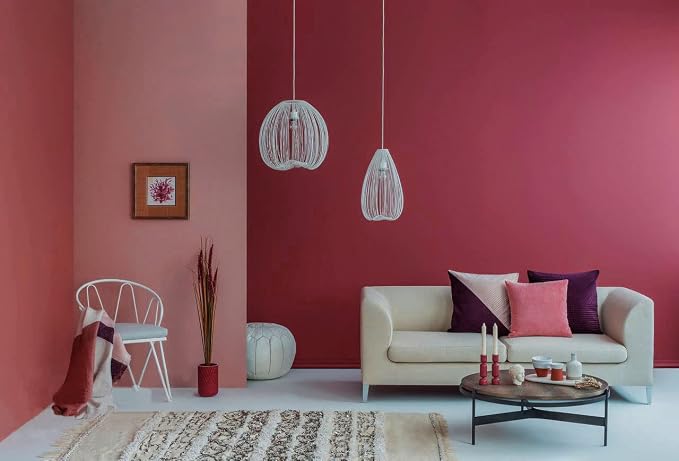 Yasinet Red Wallpaper Red Peel and Stick Wallpaper Rosered Contact Paper for Cabinets Modern Burgundy Waterproof Self Adhesive Removable Wall Paper for Wall Bedroom Bathroom Vinyl 17.7'' X 393.7'' - Image 9