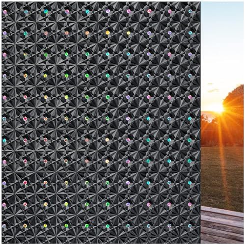 Windimiley Blackout Window Film, 100% Light Blocking Privacy, 35.4" x 78.7" by WindimileyDecor