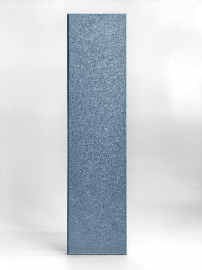 Shiplap Felt Wall Panels for Interior Wall Decor, Accent Wall Paneling for Bedroom Living Room & Office, Peel and Stick, Sound Absorbing – 24 Pack Felt Tiles with Adhesive - Gray Blue - Image 5
