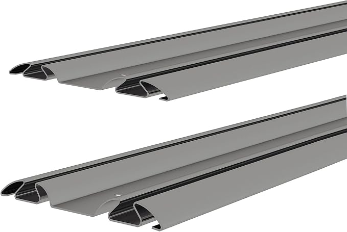 DIYHD 60" Bypass Mirror Closet Door Bottom Track Replacement, 2 Pack by DIYHD