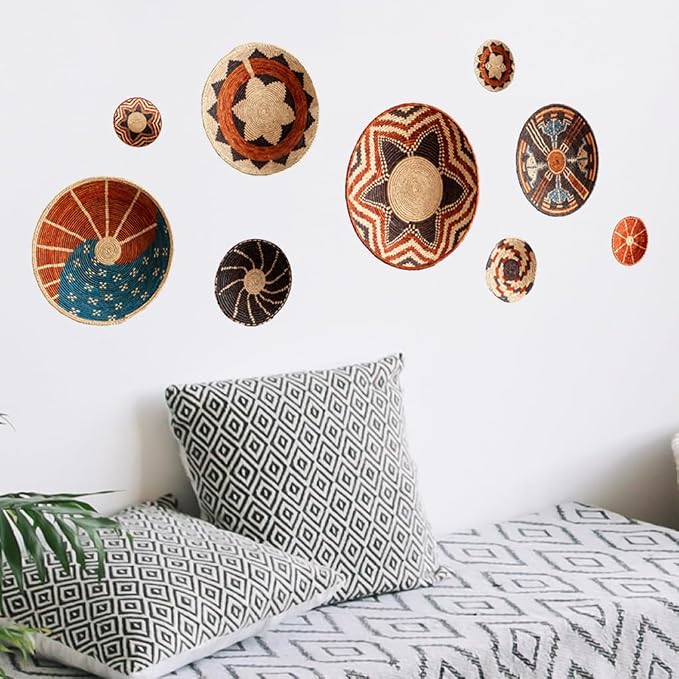 3D Wall Stickers DIY Flower Wall Decal Removable Waterproof Wall Art Decor for Bedroom Living Room Offices Home Decoration (Bohemian) - Image 6