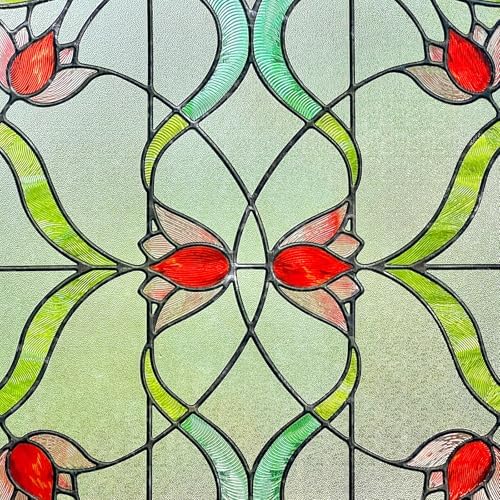 ADD.HERES Window Privacy Film, 3D Stained Glass Window Film, 23.6x35.4in - Image 2
