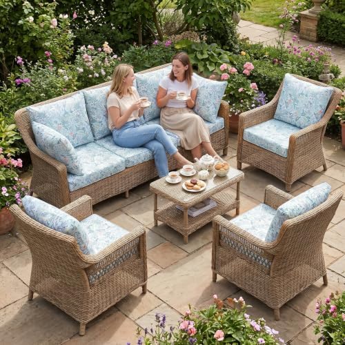 14Pcs Patio Cushion Covers Stretch Outdoor Furniture Protector Slipcovers - Image 2