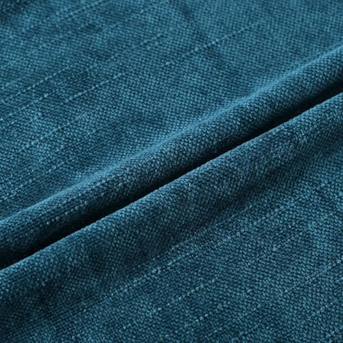 Set of 4 Soft Textured Decorative Throw Pillow Covers 20x20 Inch Cozy Farmhouse Cushion Cover Square Accent Pillow Cases for Bed Couch Sofa Living Room, Teal - Image 5