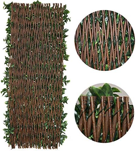 Expandable Fence Privacy Screen for Balcony Patio Outdoor,Decorative Faux Ivy Fencing Panel,Artificial Hedges (Single Sided Leaves)…7 - Image 3