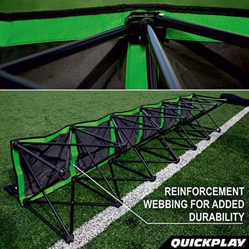 QUICKPLAY Pro 6-Seater Team Bench - Folding Soccer Sideline Seat - Image 4