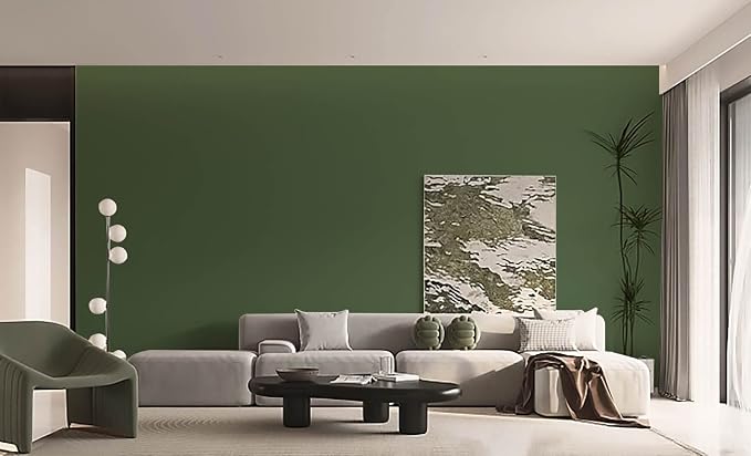 Dimoon 590''x15.7'' Green Skin Peel and Stick Wallpaper Contact Paper Modern Self Adhesive Wall Paper Removable Renter Friendly Textured Solid Color Vinyl Roll (590''x15.7'',Dark Green Skin) - Image 7