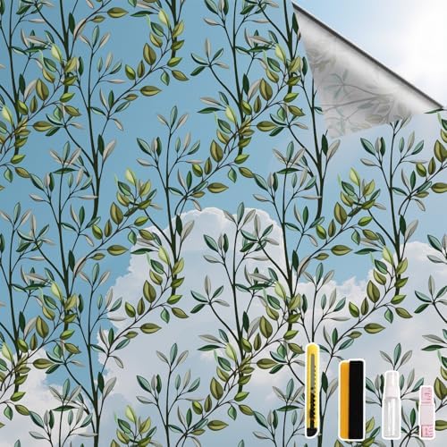 NINETREX One Way Window Privacy Film, Silver Leaf, 23.6"x157.4" by NINETREX