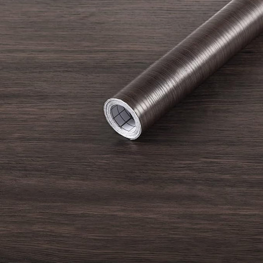 Arthome 16.5" x120" Peel and Stick Wood Contact Paper Self-Adhesive Brown Walnut Wallpaper,Decorative Vinyl Film for Countertop,Cabinets,Shelf,Drawer Liner,Easy to Clean Removable Wall Covering by ArthomeWALLDECOR
