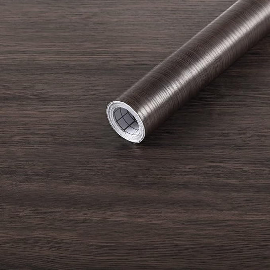 Arthome 16.5" x393"Peel and Stick Wood Contact Paper Self-Adhesive Brown Walnut Wallpaper,Decorative Vinyl Film for Countertop,Cabinets,Shelf,Drawer Liner,Easy to Clean Removable Wall Covering by ArthomeWALLDECOR