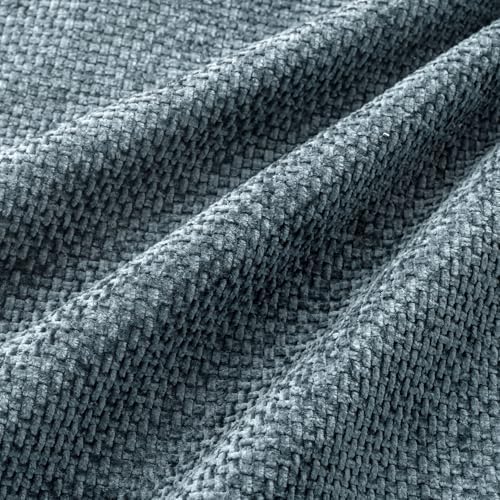MIULEE Soft Decorative Chenille Pillow Covers Navy Blue 20x20 Pack of 4 - Image 3
