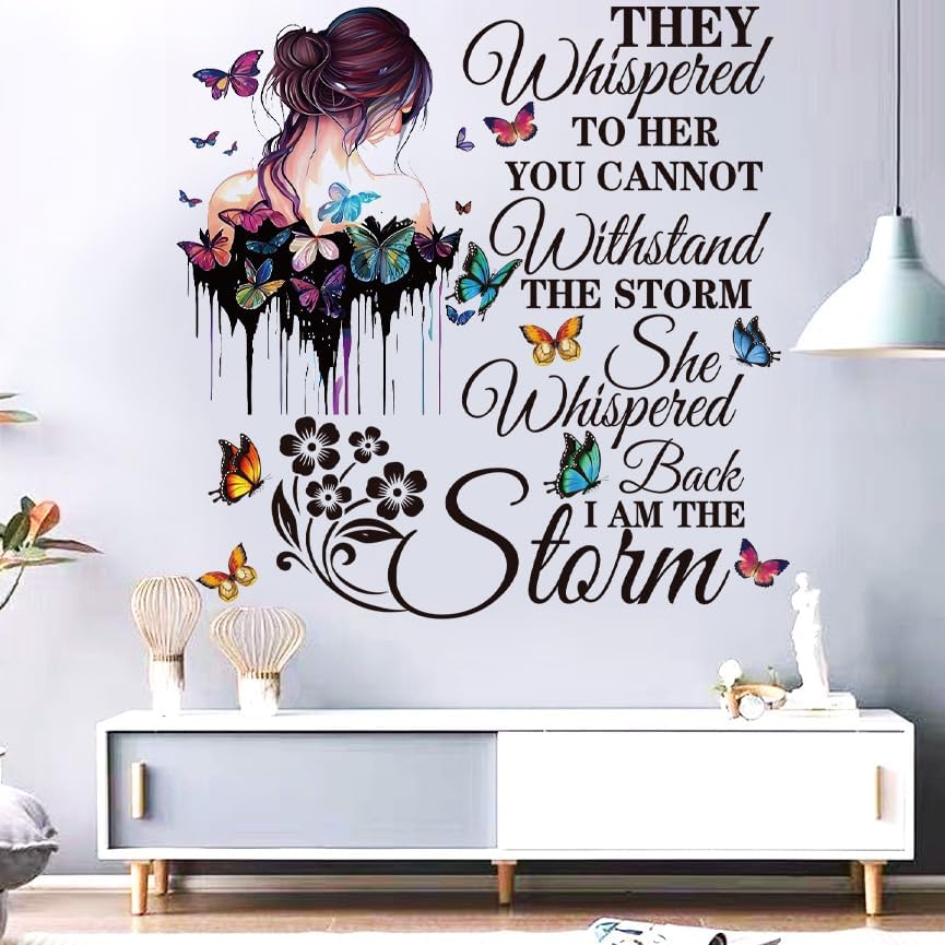 Vinyl Wall Decals Inspirational Quotes Wall Decals Peel and Stick Vinyl Motivational Wall Stickers Positive Lettering Wall Sticker for Living Room Bedroom - Image 6