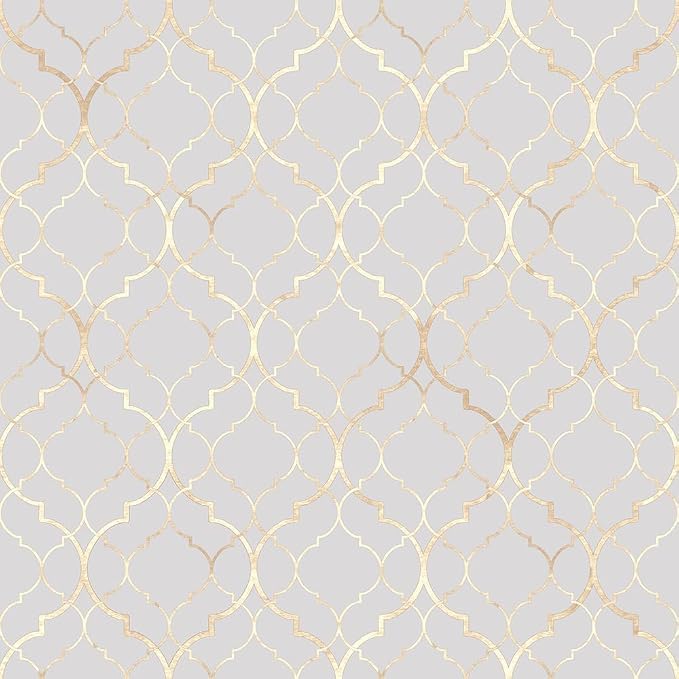 18"x118" Ivory Glittery Mosaic Modern Geometric Peel and Stick Wallpaper Removable Contact Paper Stick on Easy Peel Off Wall Paper for Kitchen Bedroom Bathroom Renter by VistaPalette