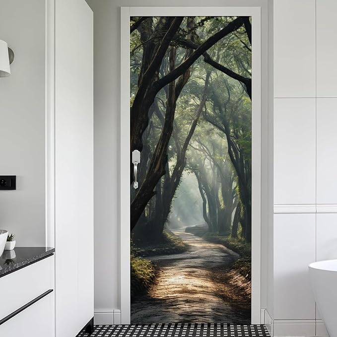 REDAMANCY Nature Tree Shadow Forest Peel and Stick Wall Stickers 3D Vinyl Mural Decals Modern Wallpaper Self-Adhesive, Waterproof, Removable Decor for Kitchen, Living Room, Bedroom by Unknown