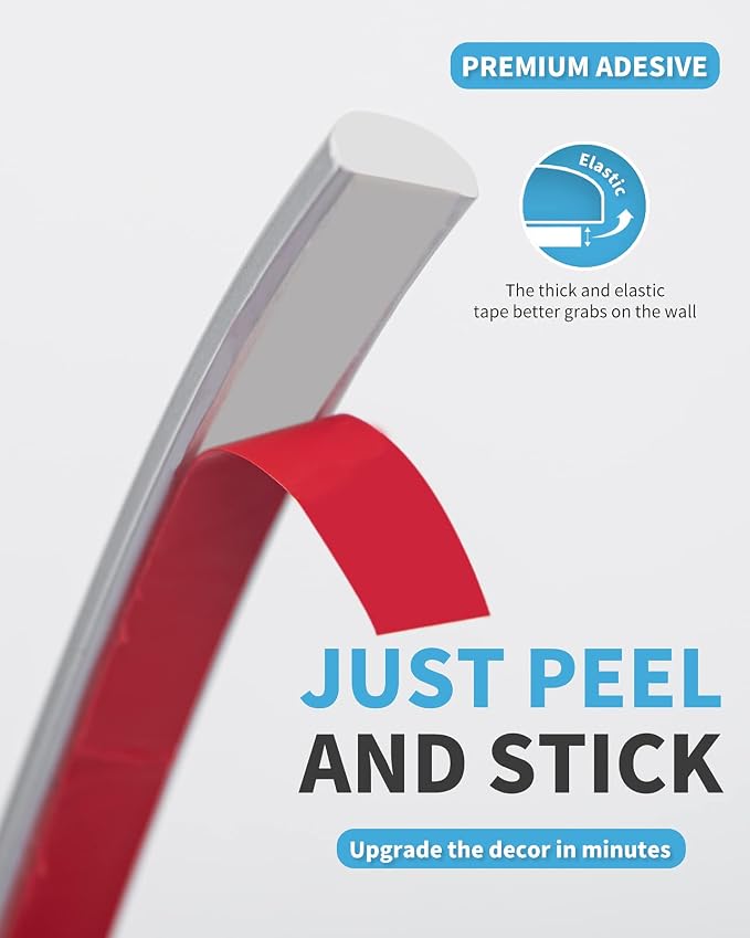 Art3d 25 ft Peel and Stick Tile Edge Trim, Backsplash Corner Decor, Silver - Image 3