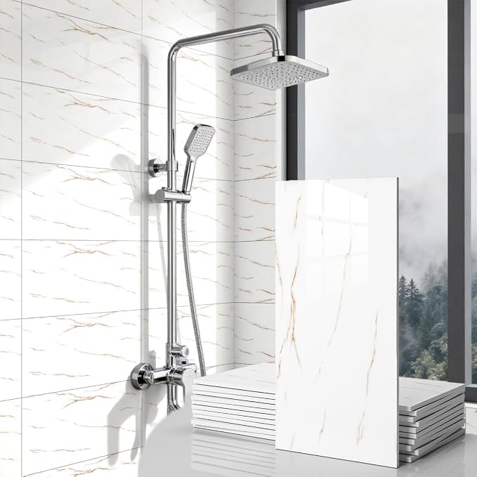 10 PCS Marble Peel and Stick Wall Panels 23.6"x11.8" Sticker | Self Adhesive, PVC, Waterproof Backsplash Tile for Bathroom, Kitchen, Living Room, Style5 - Image 7