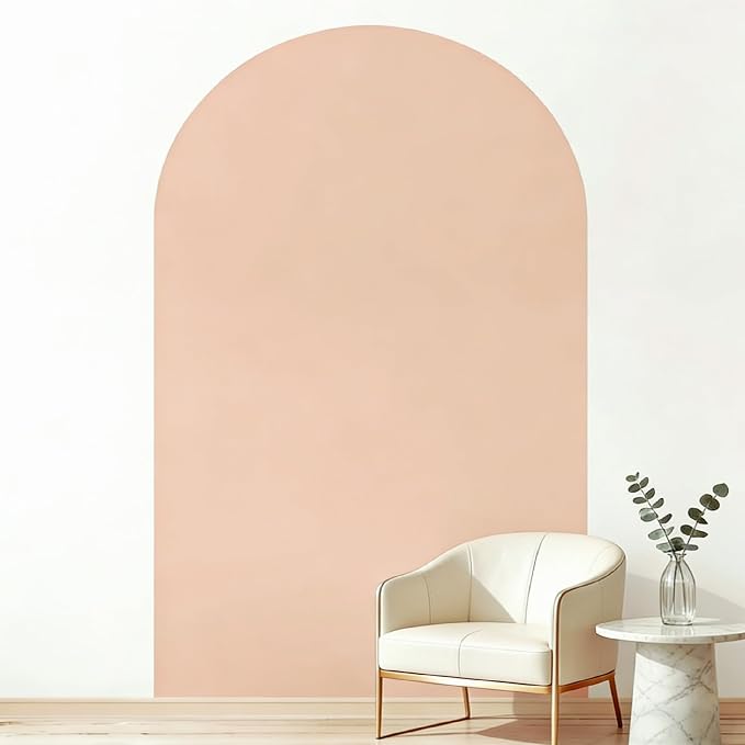 40" Boho Arch Wall Stencil, Removable Adhesive Painting Wall Décor | Stick, paint, peel off for a large clean arch mural. Stunning bohemian touch for kids' room, bedroom, living room, entryway. - Image 3