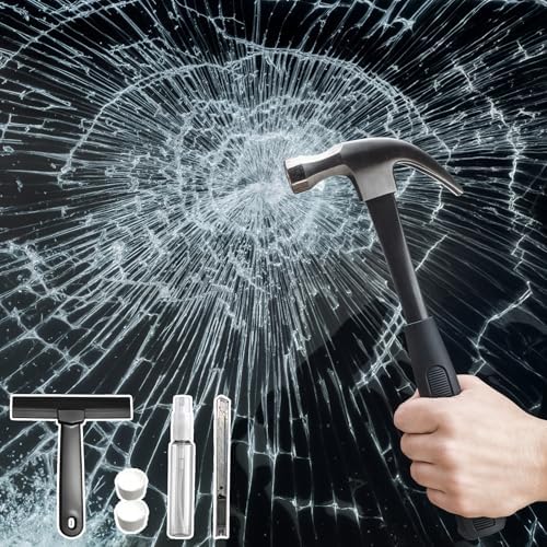 DUOFIRE Security Safety Shatterproof Window Film 4 Mil Clear 23.6x78.7in by DUOFIRE