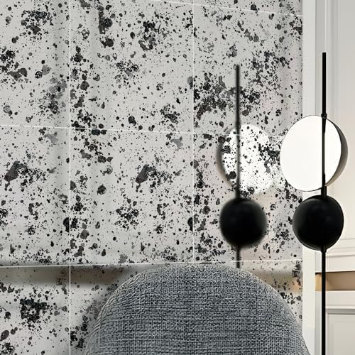 LiveInUrban Acrylic Antique Mirror Wall Panels, Ink Splash and Stain by LiveInUrban