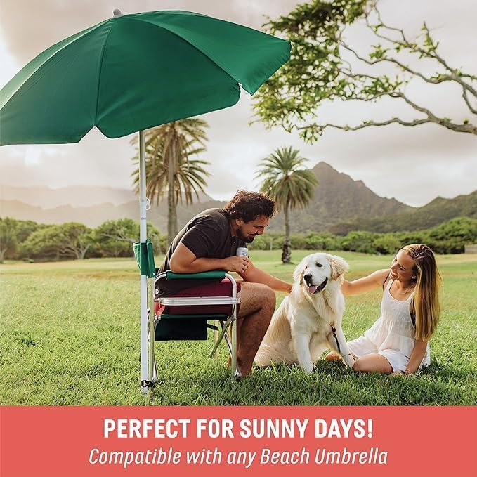 Picnic TIME Sports Chair with Side Table and Armrest Caddy, Lightweight Aluminum Folding Outdoor Camping Chair for Adults, Portable Director Style Lawn Seating with Pockets & Carry Strap, (Gray) - Image 5
