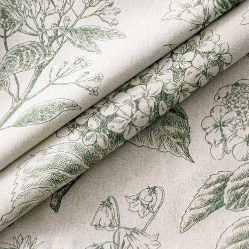 Set of 2 Decorative Floral Pillow Covers 18x18 Inch Dark Green - Image 2