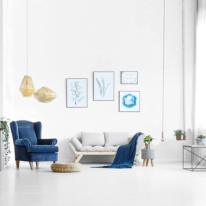 White Contact Paper 15.7'' x 787.4'' White Peel and Stick Wallpaper | Removable Self-Adhesive Thicken Wall Paper for Bedroom Walls, Desks, Tables, Countertops - Image 3