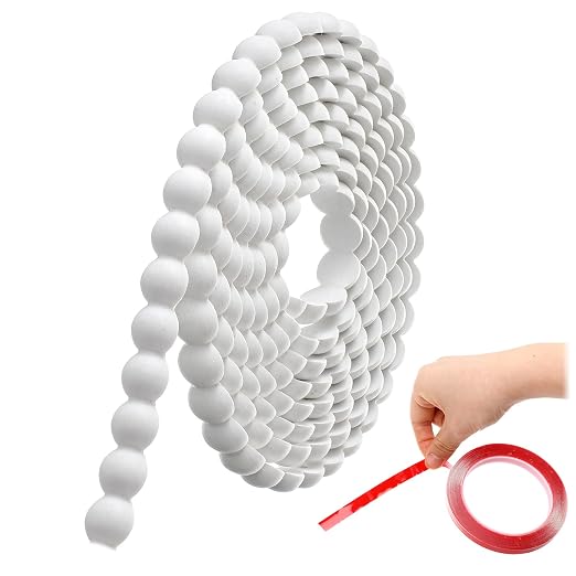 Leinuosen Flexible Bead Molding Trim Peel and Stick White 10ft /18 mm by Leinuosen