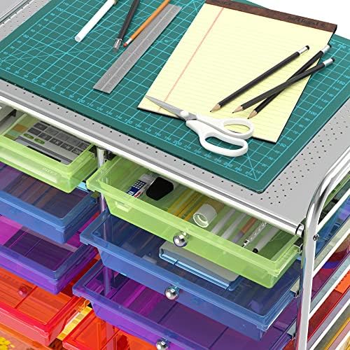 Simple Houseware 12 Drawers Rolling Utility Cart Organizer, Multicolor - Image 4