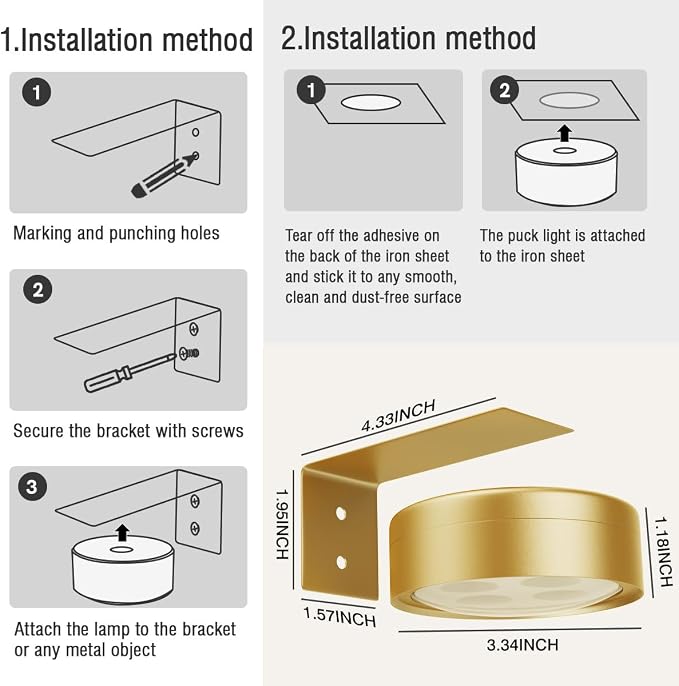 Xuolder Picture Lights for Wall,2000mAh Rechargeable Battery Poster Lights LED Magnetic Painting Light with Remote Control,3 Color Temps&12 RGB Timer Dimmable Wall Light for Art Display Wall Decor - Image 6