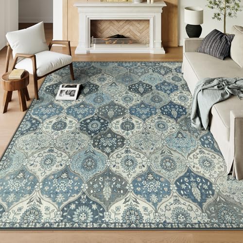 Lahome Moroccan 8x10 Area Rugs for Living Room, Soft Washable Rugs 8x10 by Lahome