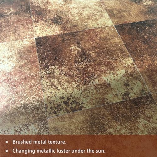 LiveInUrban Flat Metal Wall Panels Rustic Finish for Kitchen- Brass Copper - Image 3