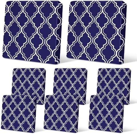 8Pcs Patio Cushion Covers Stretch Outdoor Furniture Protector Slipcovers by pickyNproud