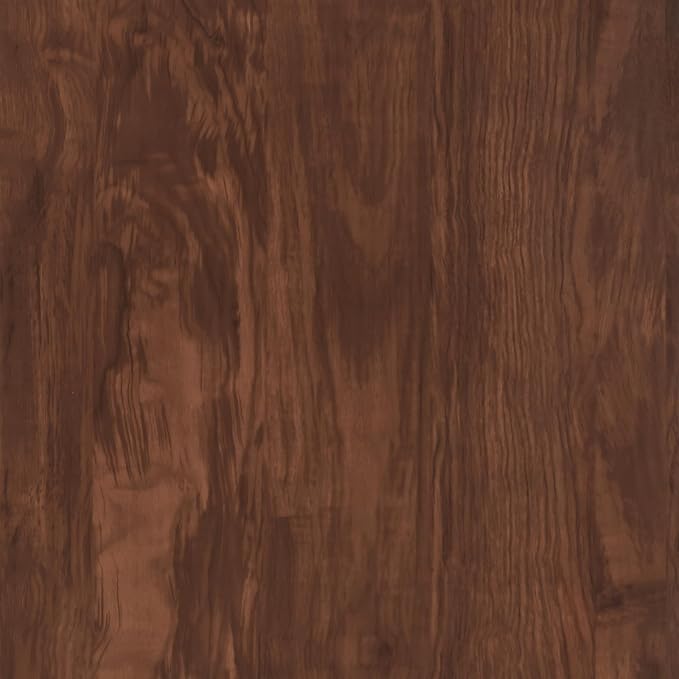 Wood Grain Contact Paper 17.3"x400" Dark Brown Wood Look Peel and Stick Wallpaper Vintage Removable Self Adhesive Vinyl Faux Wood Wallpaper for Cabinets Countertops Covering by Qianglive