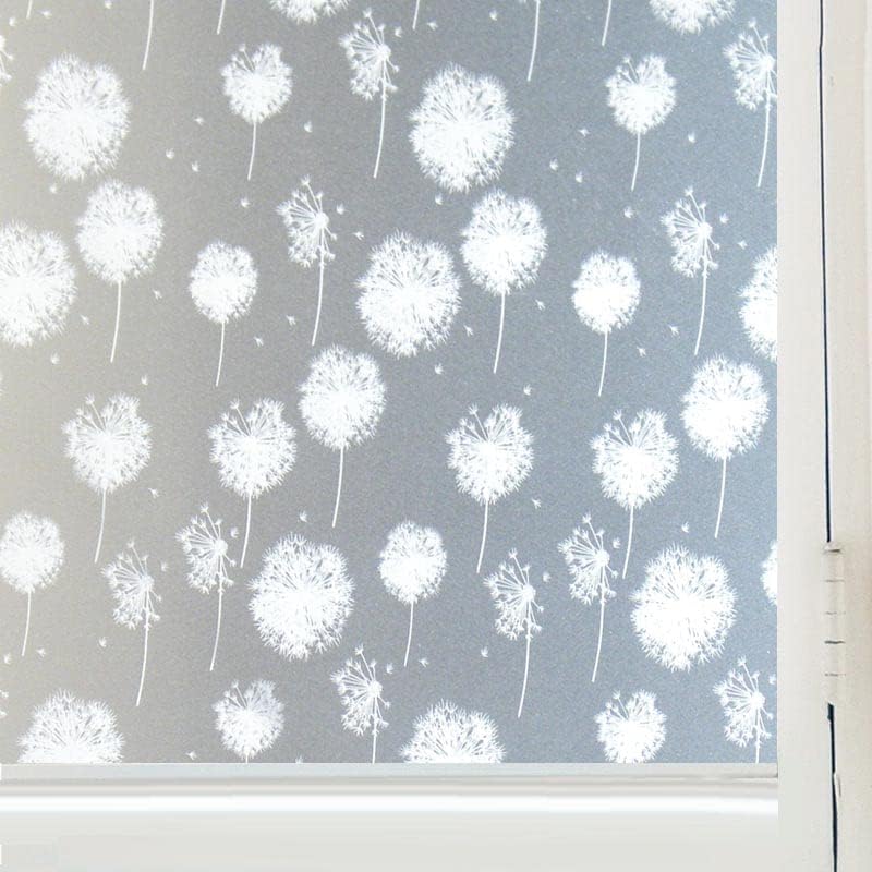 Window Privacy Film for Glass, Blowball Removable Static Film, 35.4x118.1 Inch - Image 7