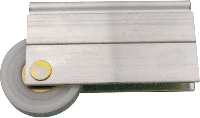 Prime-Line N 6599 Mirror Door Roller Assembly, 1-1/2 In., Plastic Roller, Ball Bearings, Concave (Single Pack) by Prime-Line