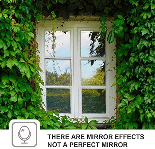 WPCTEV One Way Window Privacy Film, Mirror Tint, Green, 17.5In x 6.5Ft - Image 2