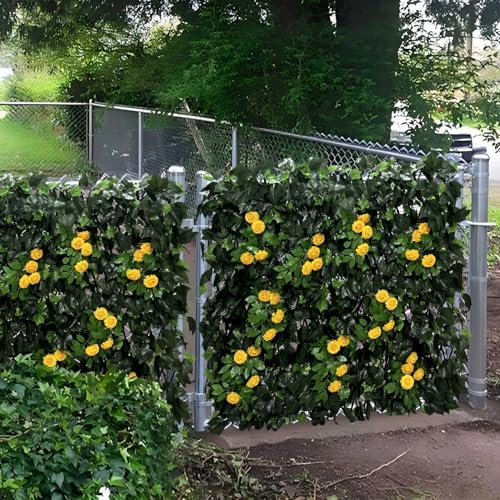 Artificial Expandable Ivy Privacy Fence Screen,Adjustable Size,Dense Leaf Panel,Perfect for Balcony,Garden,Fence Cover and Green Wall Decoration - Image 6