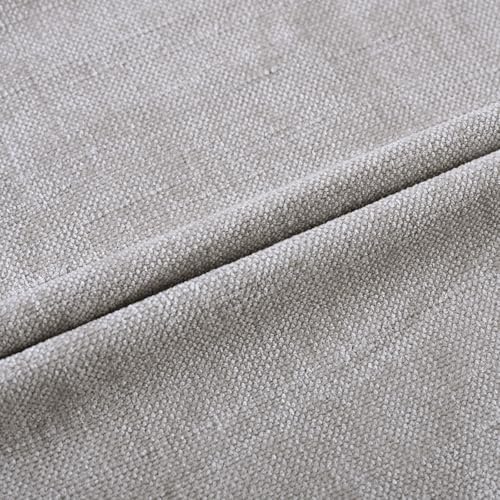 Set of 4 Soft Textured Decorative Throw Pillow Covers 20x20 Inch Cozy Farmhouse Cushion Cover Square Accent Pillow Cases for Bed Couch Sofa Living Room, Light Grey - Image 5