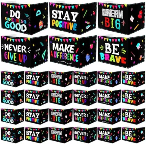 Honoson 24 Pcs Inspirational Privacy Folders for Students by Honoson