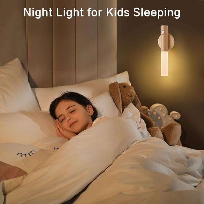 Montford Wall Sconces Set of Two Battery Operated, Motion Sensor Night Light Magnetic Wall Light Rechargeable Wall Sconce, Peel and Stick Sconce Lights for Hallway - Image 5