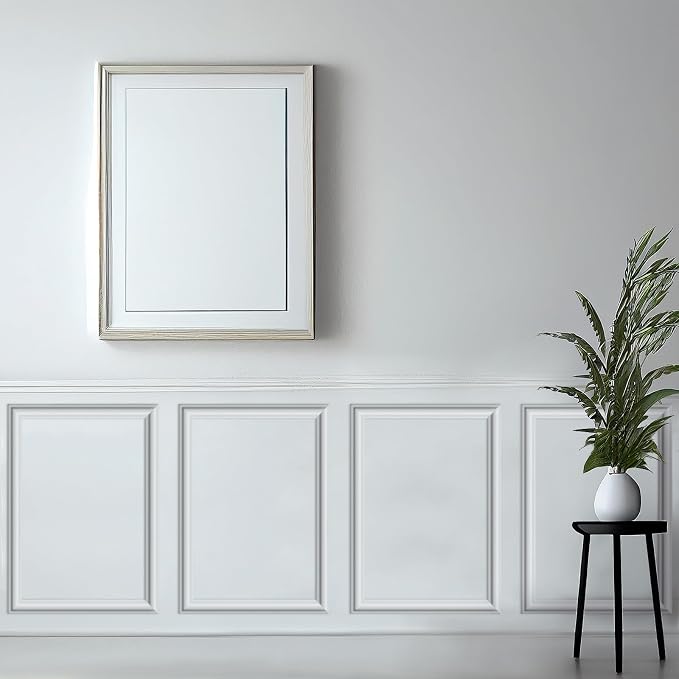 Colingmill Accent Wall Molding Kit Premade Panel,6set,16x24in | Wainscoting Panels, Peel and Stick, Wall Moulding, 3D, White, Pre Cut Picture Frame Trim, for Walls Home Decoration - Image 7