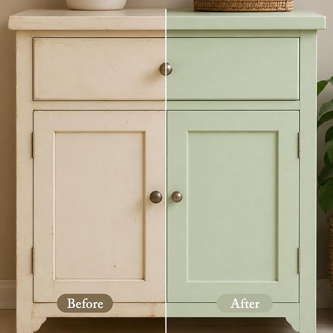 Peel and Stick Wallpaper Green Contact Paper Self-Adhesive Removable Waterproof Wallpaper Vinyl for Cabinets Countertops Bathroom Kitchen Wall Covering 17.7"x118" - Image 6