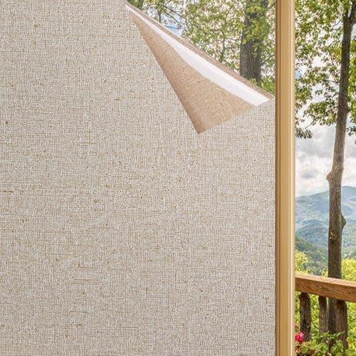LEMON CLOUD Static Cling Frosted Glass Window Privacy Film, 11.8″ x 78.7″ by LEMONCLOUD