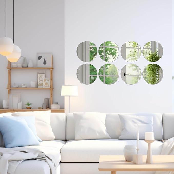 10 PCS Round Mirrors for Centerpieces, Mirror Centerpieces for Tables - Image 3