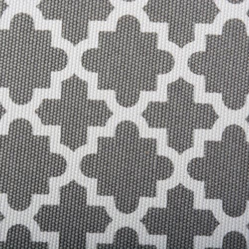 DII Hard Sided Collapsible Fabric Storage Container for Nursery, Offices, & Home Organization, (13x13x13") - Lattice Gray - Image 2
