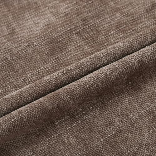 Set of 4 Soft Textured Decorative Throw Pillow Covers 24x24 Inch Cozy Farmhouse Cushion Cover Square Accent Pillow Cases for Bed Couch Sofa Living Room, Taupe Grey - Image 5