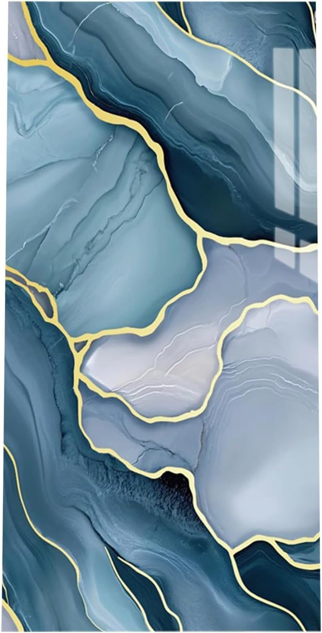 Haimin 3D Wall Panels Peel and Stick Marble Tile Look 10 Pack Waterproof | Lightweight, each 23.6x11.8in, total 19.4 sq ft. Kitchen & bath backsplash, bedroom/living rm decor. Marble-look faux tile. - Image 5